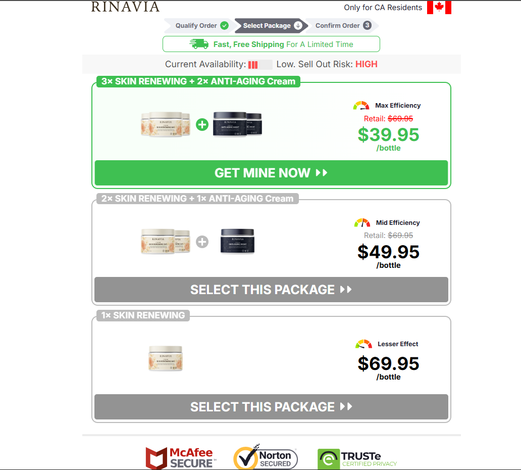 Rinavia Skin Renewing Day Cream Canada