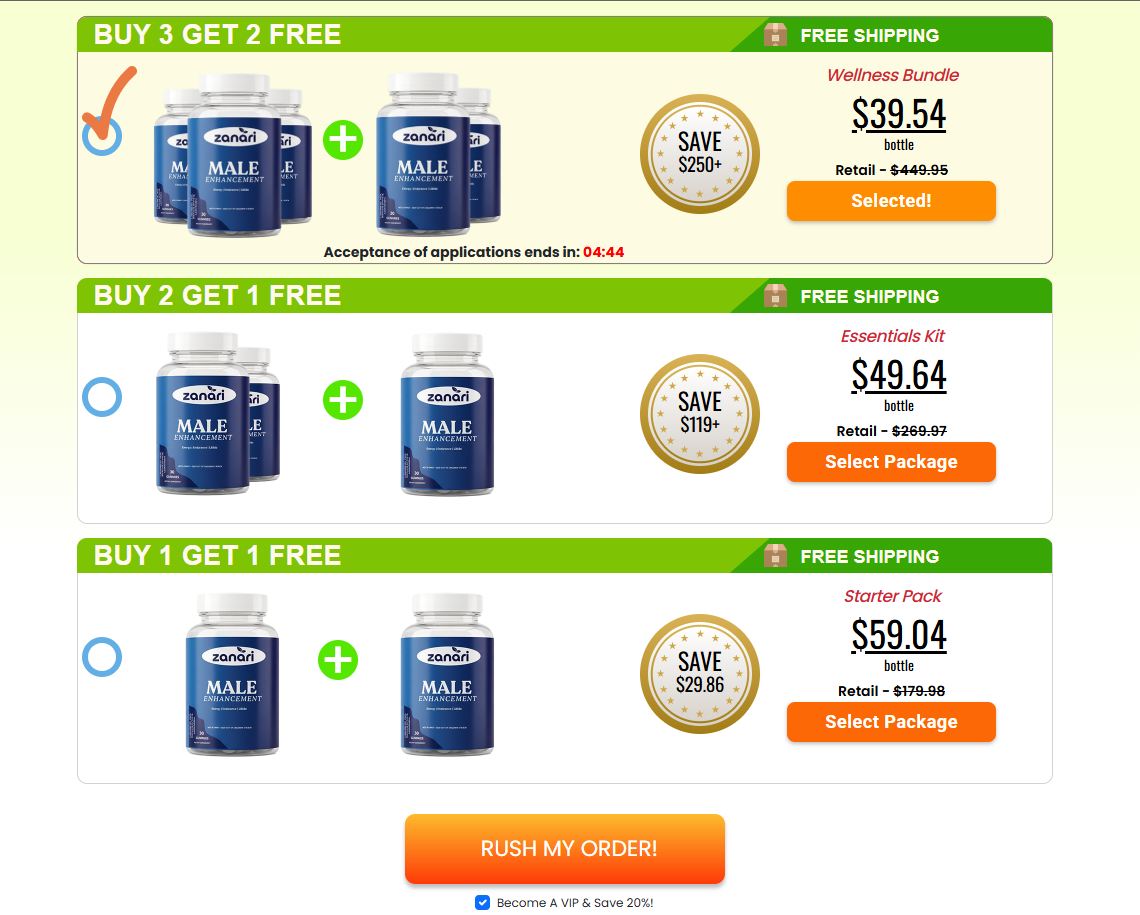 Zanari Male Enhancement Australia