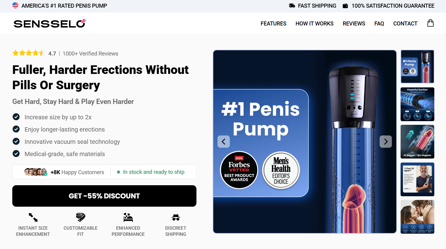 Sensselo Penis Pump