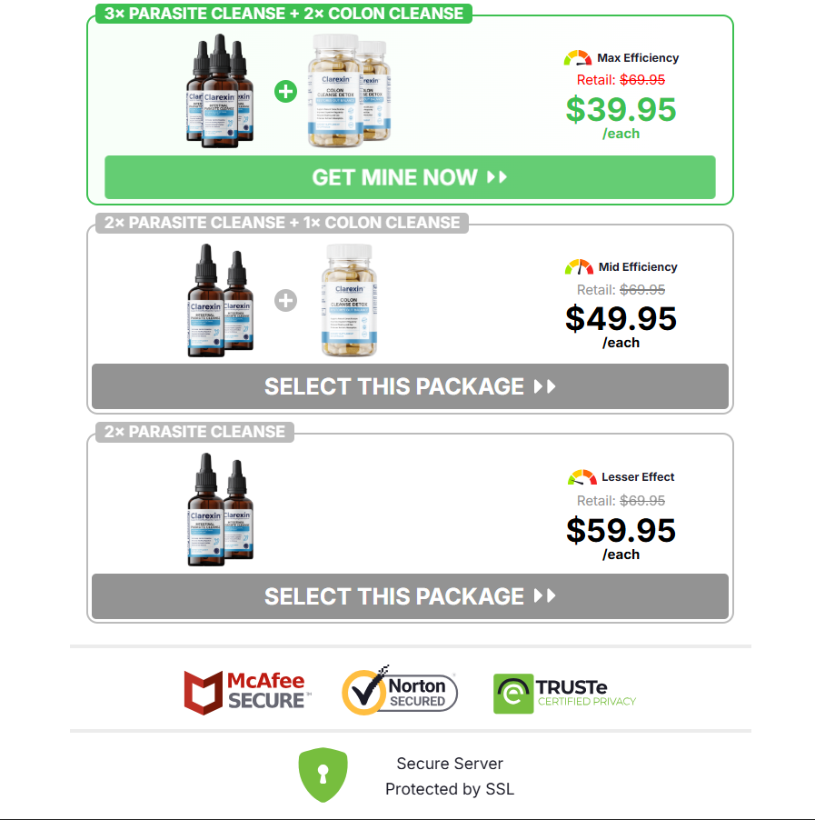 Clarexin Intestinal Parasite Cleanse Clarexin Intestinal Parasite Cleanse