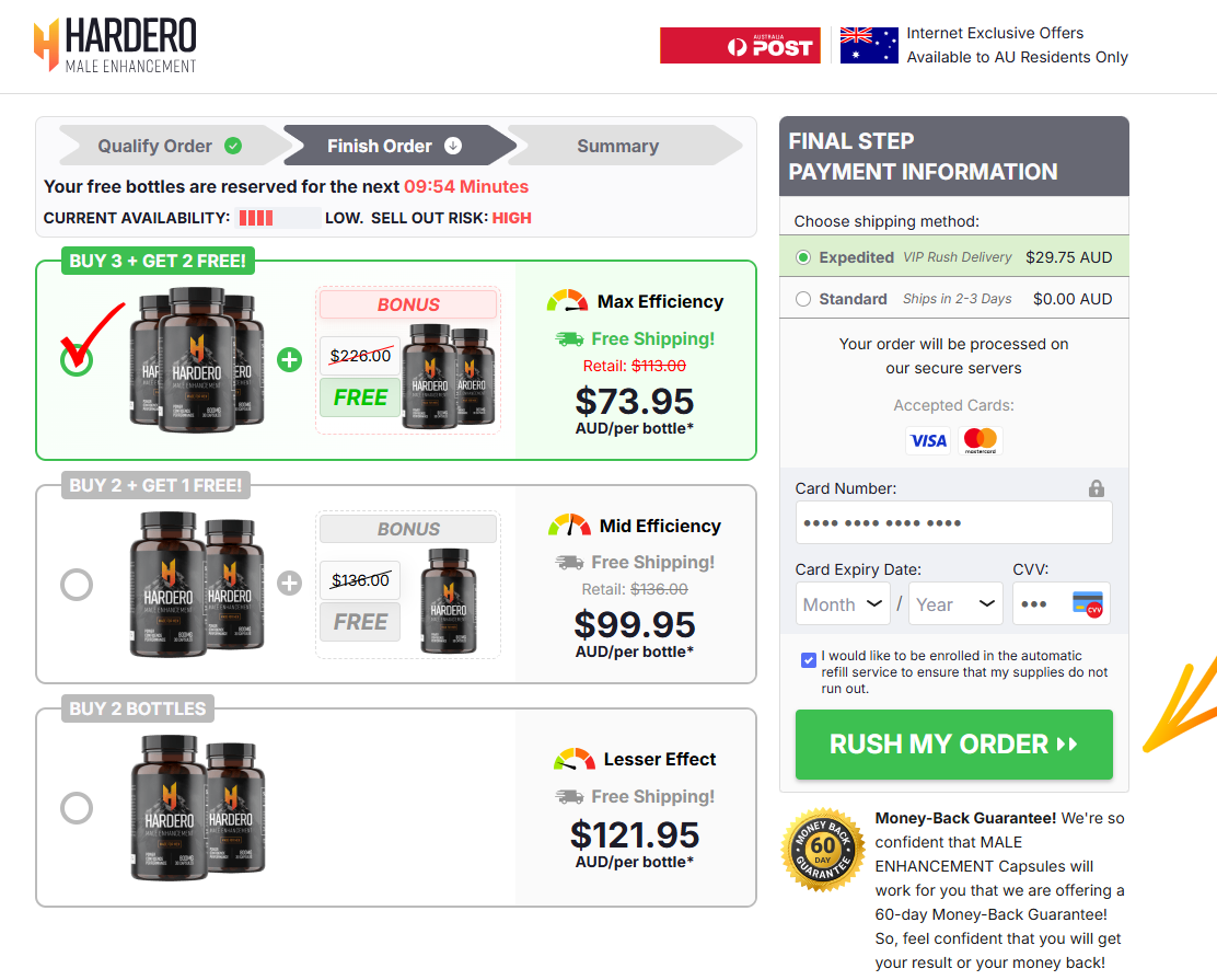 Hardero Male Enhancement Capsules NZ