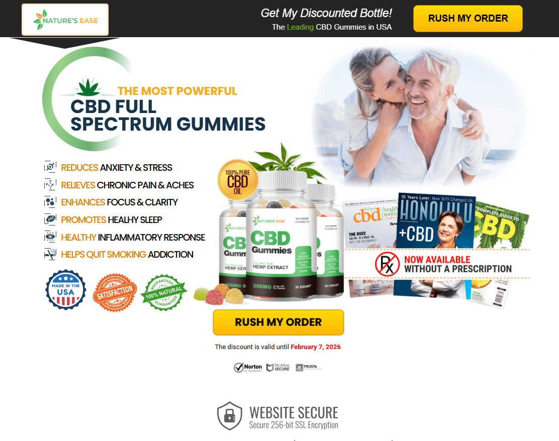 Nature's Ease CBD Gummies