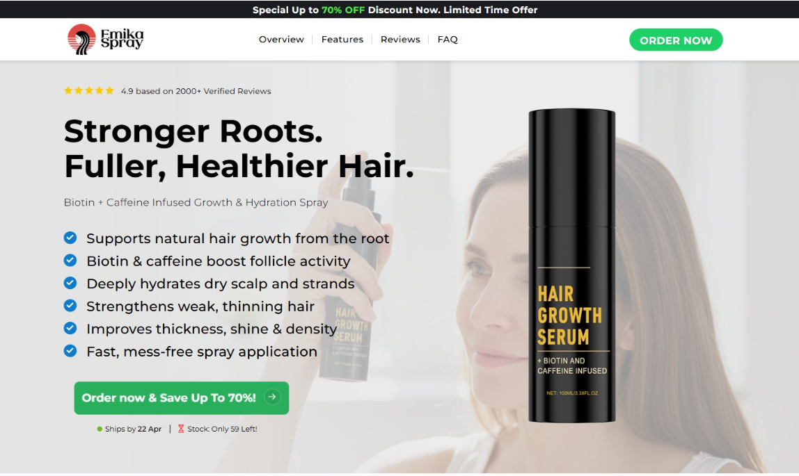 Emika Hair Growth Spray UK