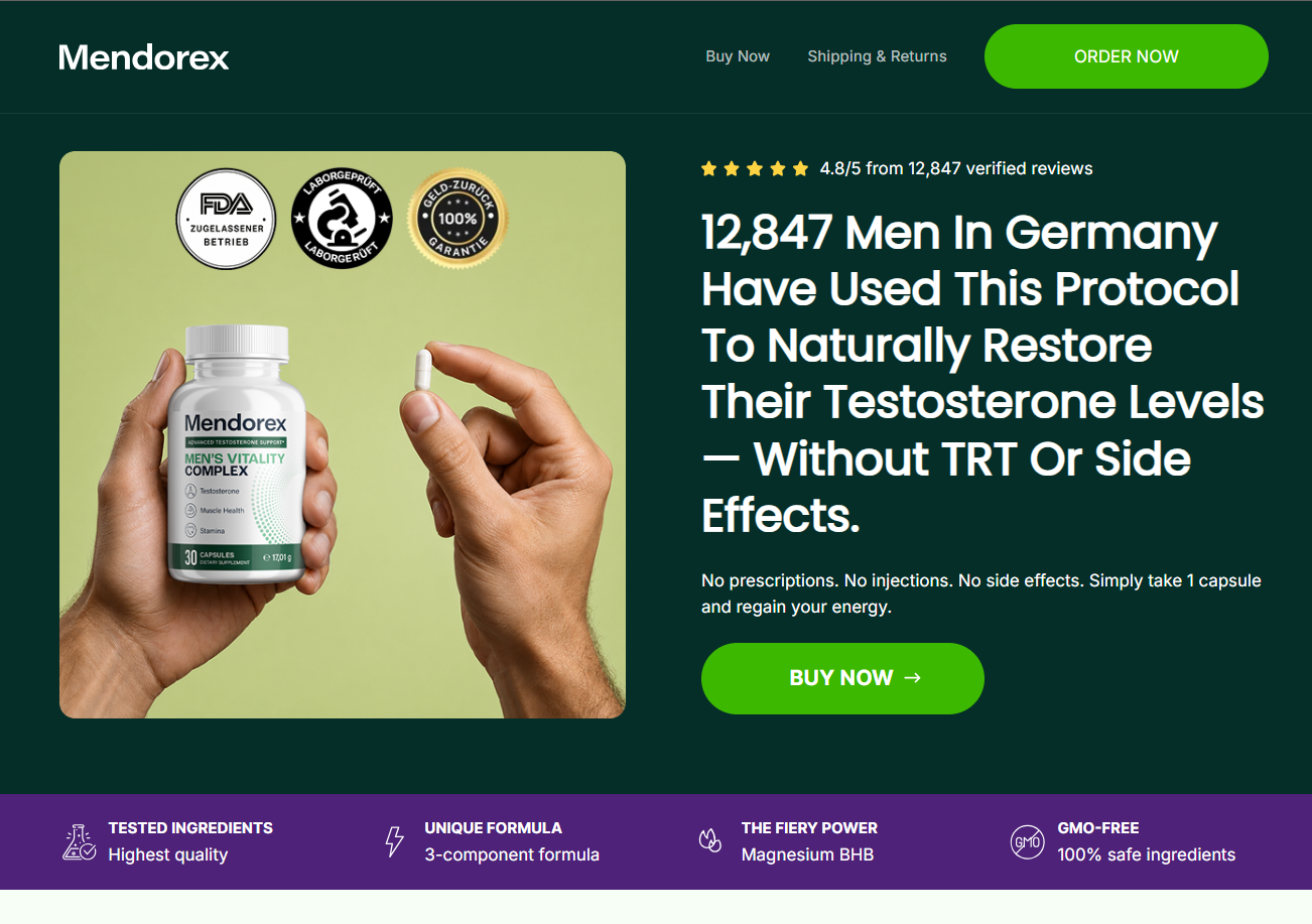 Mendorex Erfahrungen